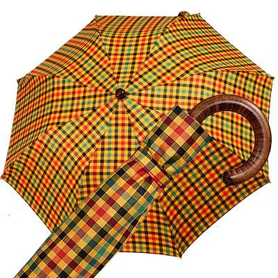Ombrelli Fornara folding tartan