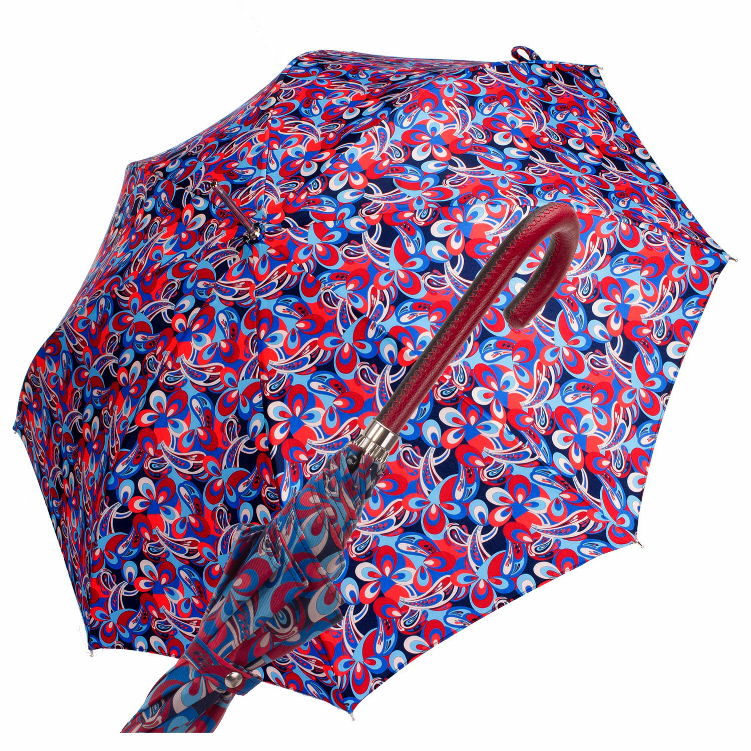 FA 983 Ombrello automatico donna fantasia rosso