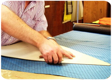 Fabric cutting model