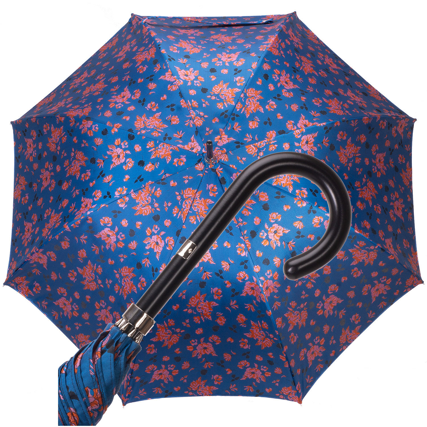 Art.  12700. 2 Ombrello Donna fiorato azzurro e rosa