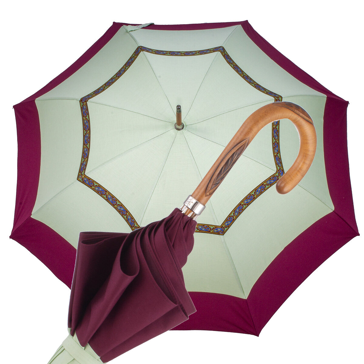 FA  853 OMBRELLO COTONE CON PASSAMANERIA