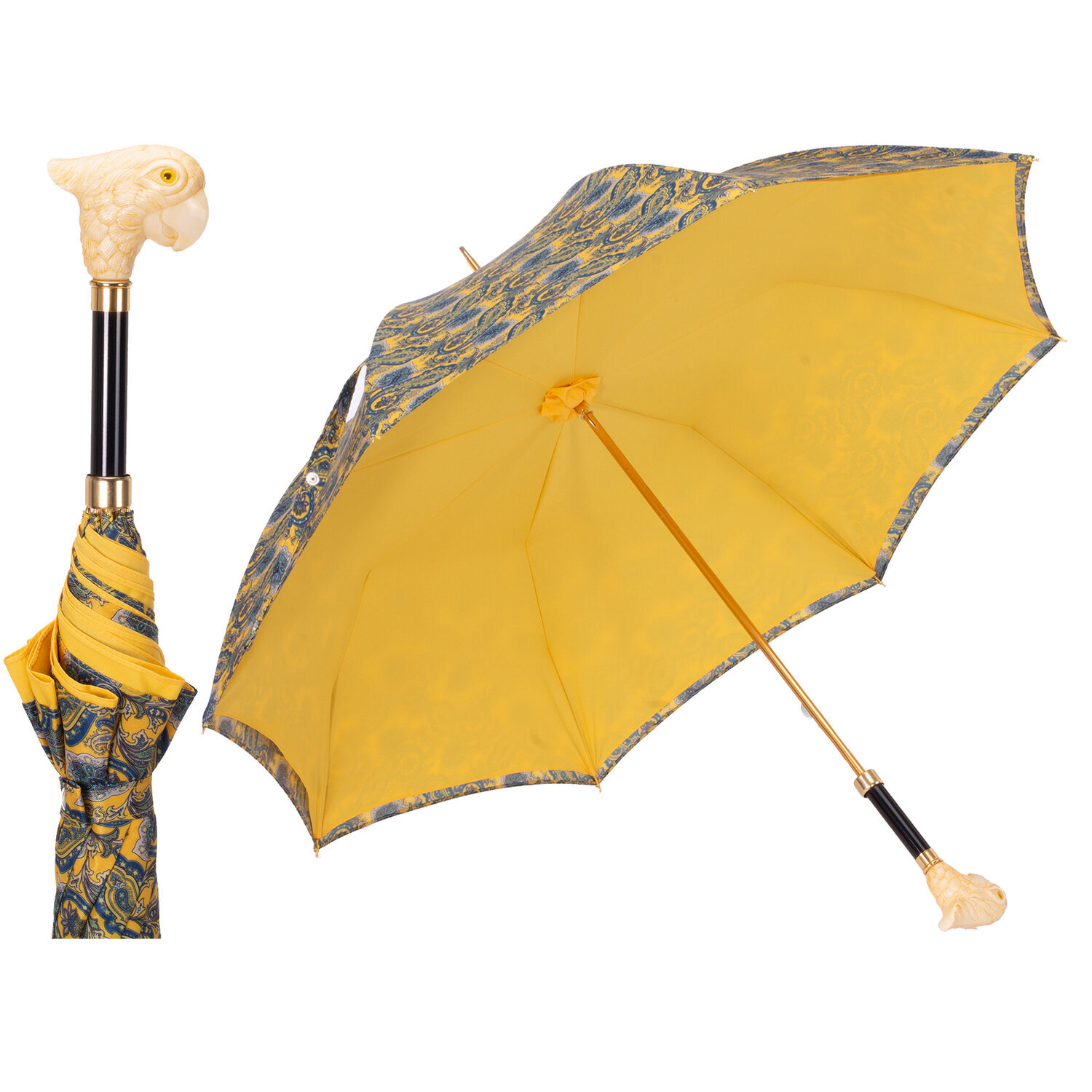 Art. 5200. 24  Ombrello fantasia e unito giallo