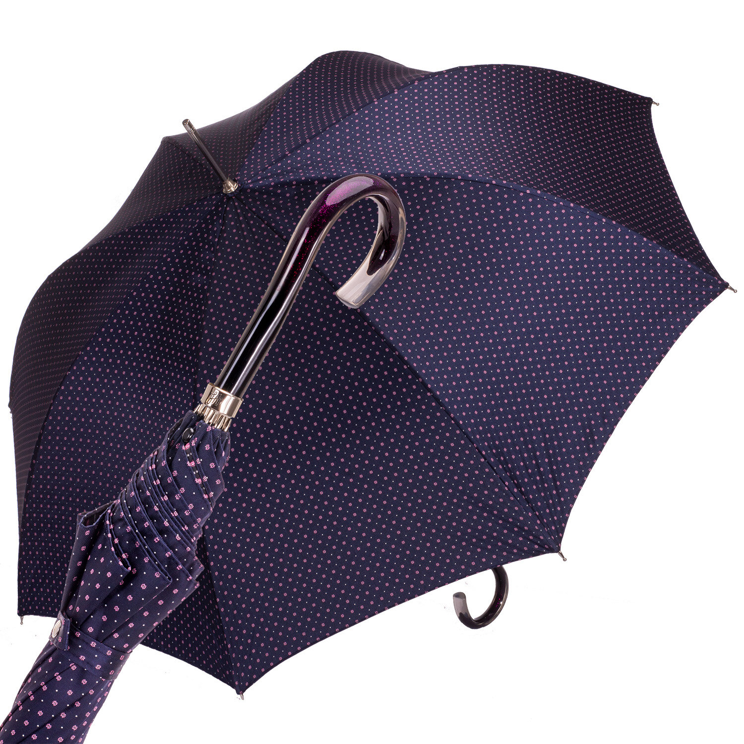 FA 981 Ombrello automatico donna fantasia viola