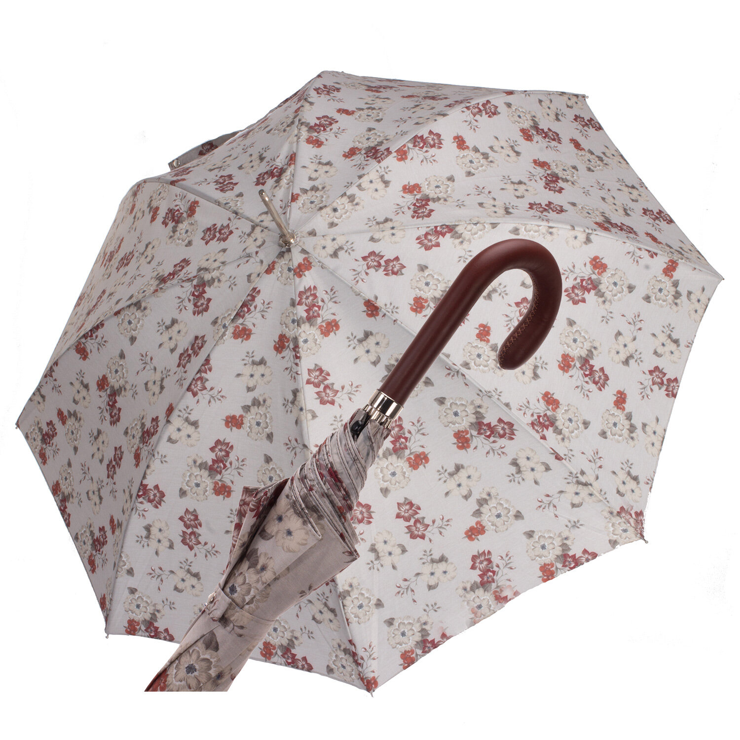 FA 986 Ombrello automatico donna fantasia beige