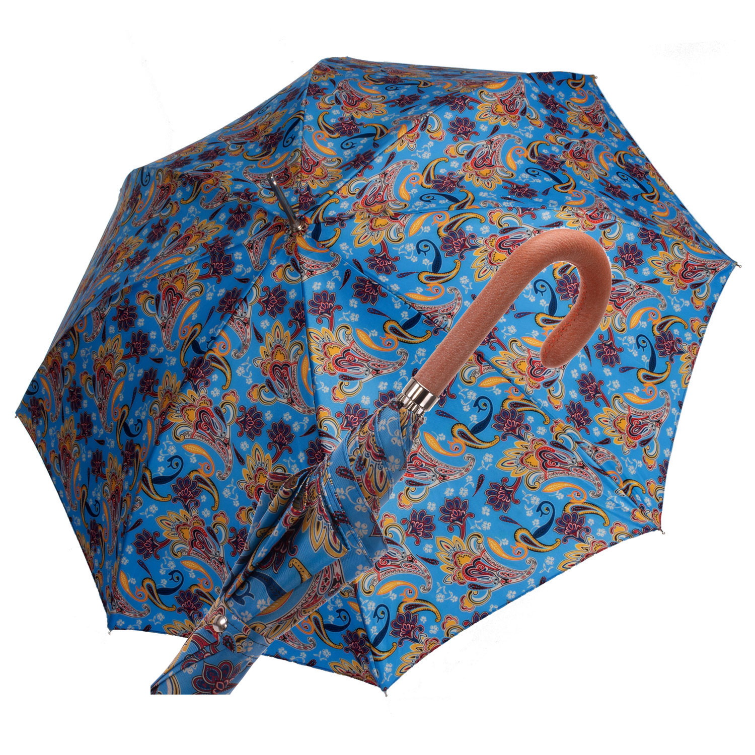 FA 988 Ombrello automatico donna fantasia azzurro