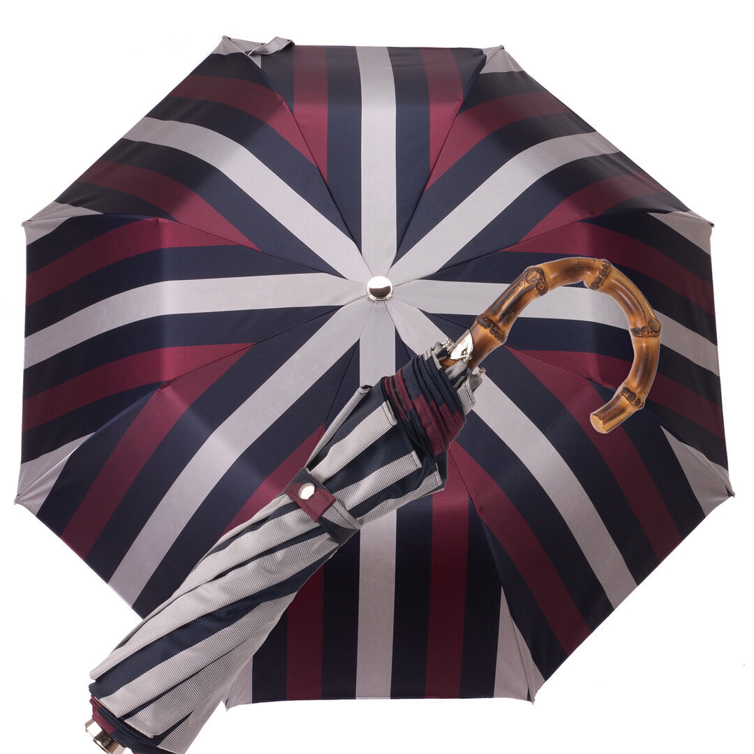 Tm 9200. 1 Ombrello pieghevole regimental blu e bordò