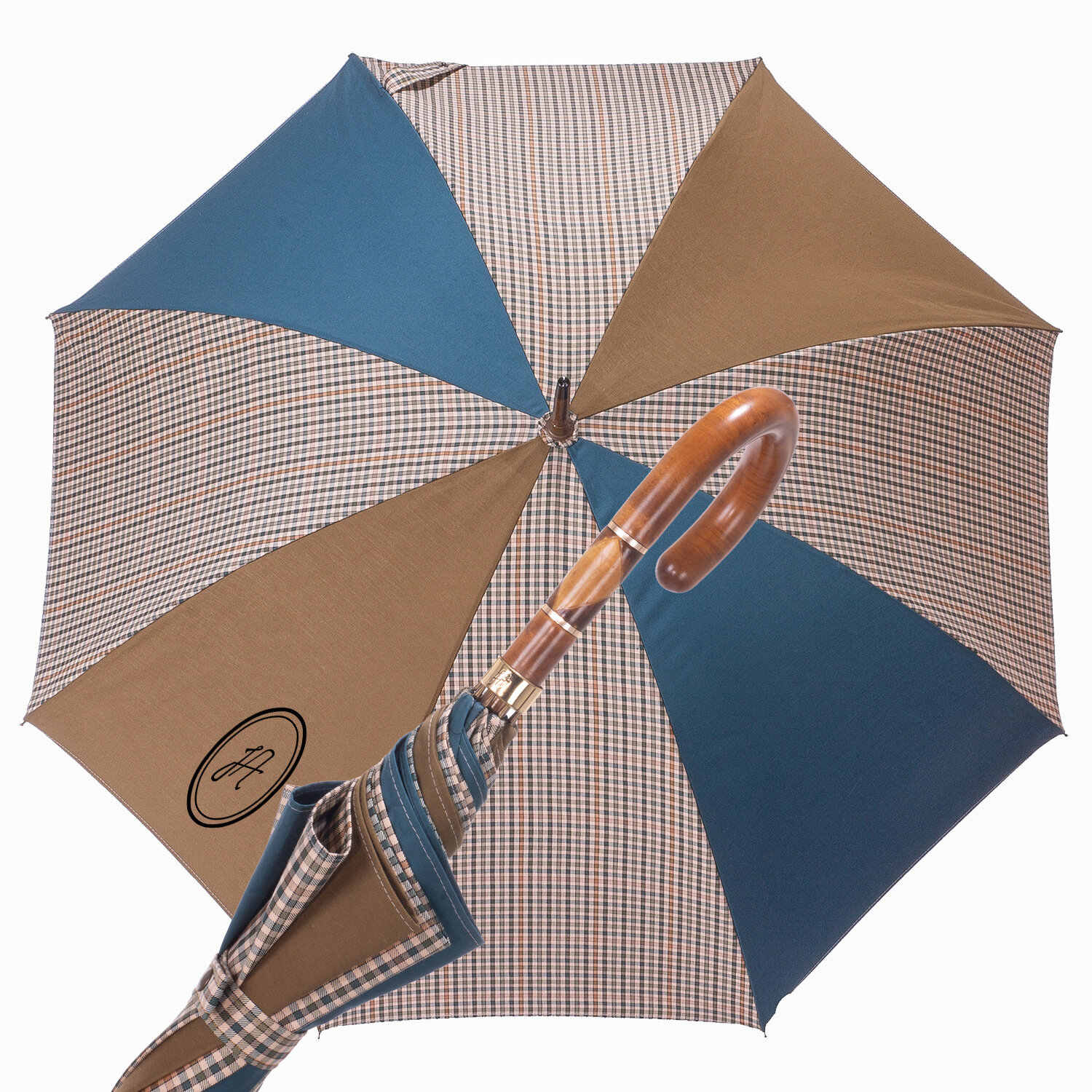 Ombrello cotone bicolore 801