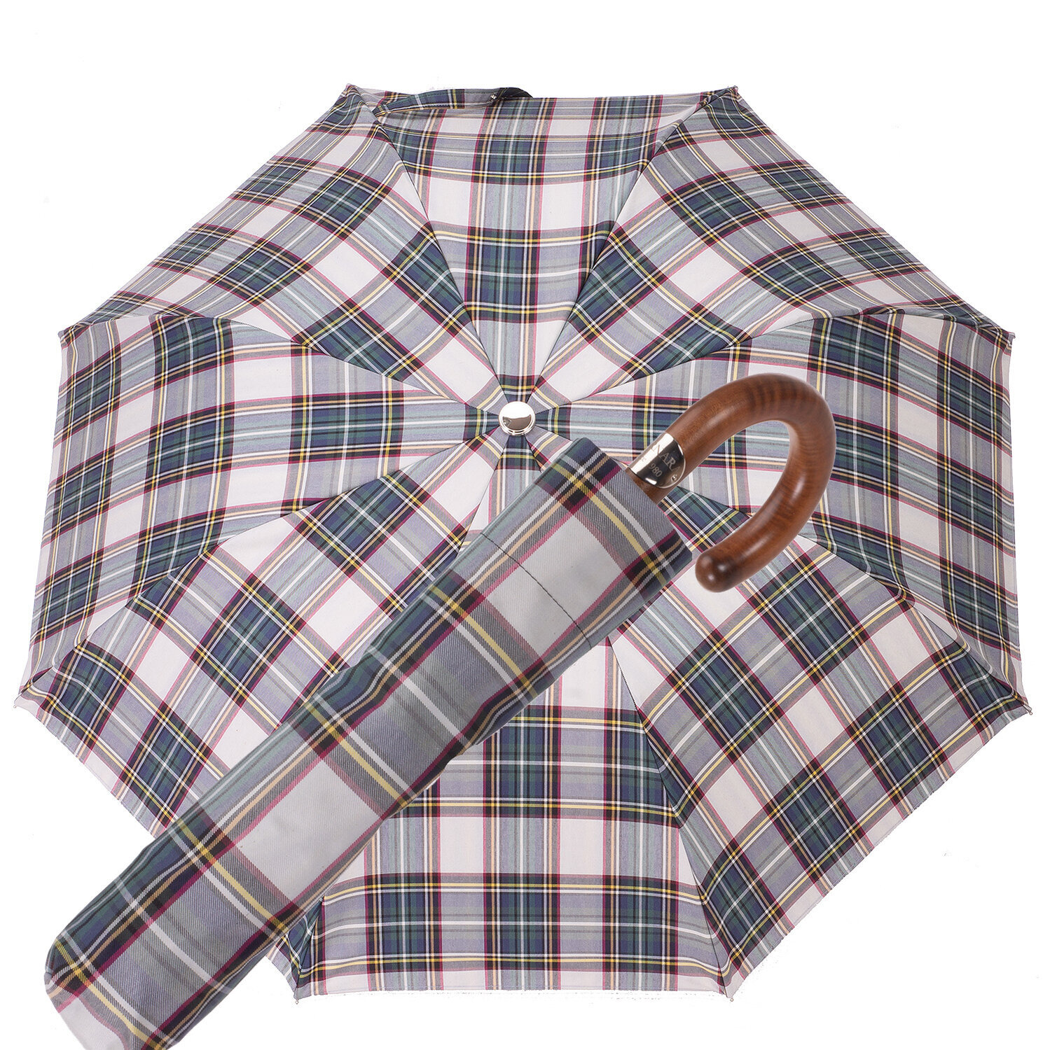 Ombrello pieghevole tartan grigio a100v7 bis