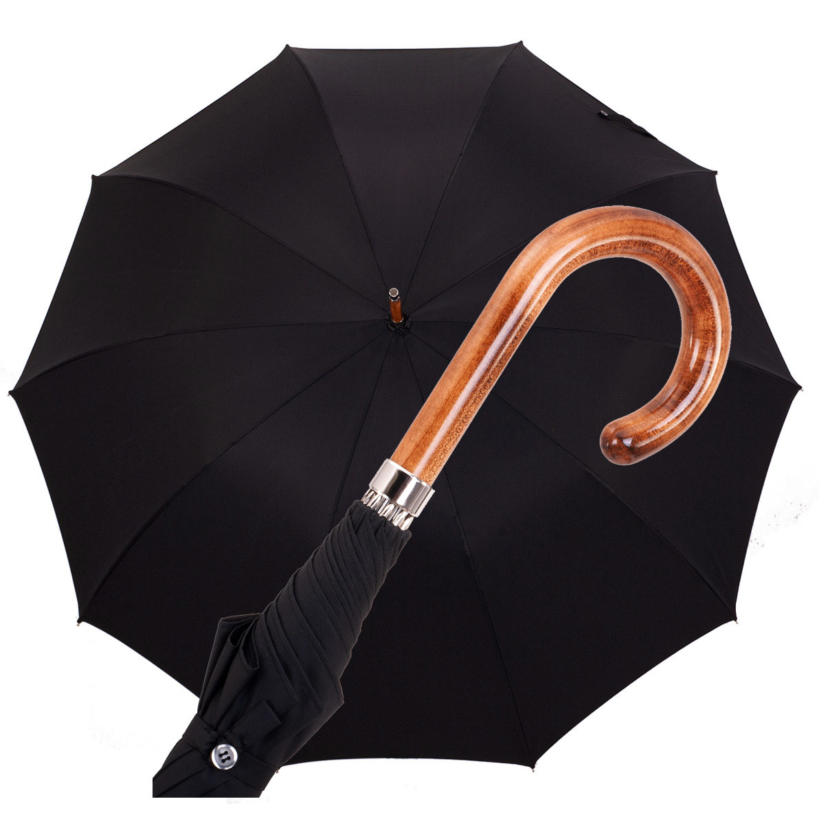 Ombrello Fornara Stile Inglese color nero 1100v 5