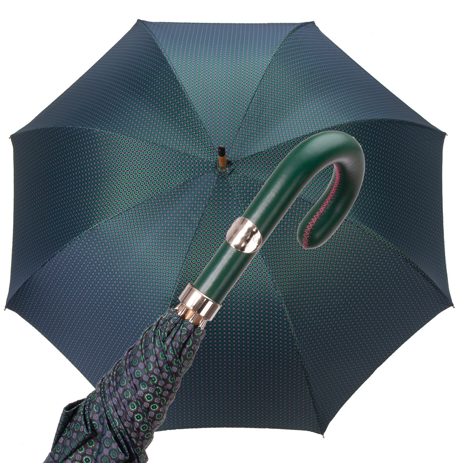 Art. 12500. 2 Ombrello disegno fantasia cravatta verde