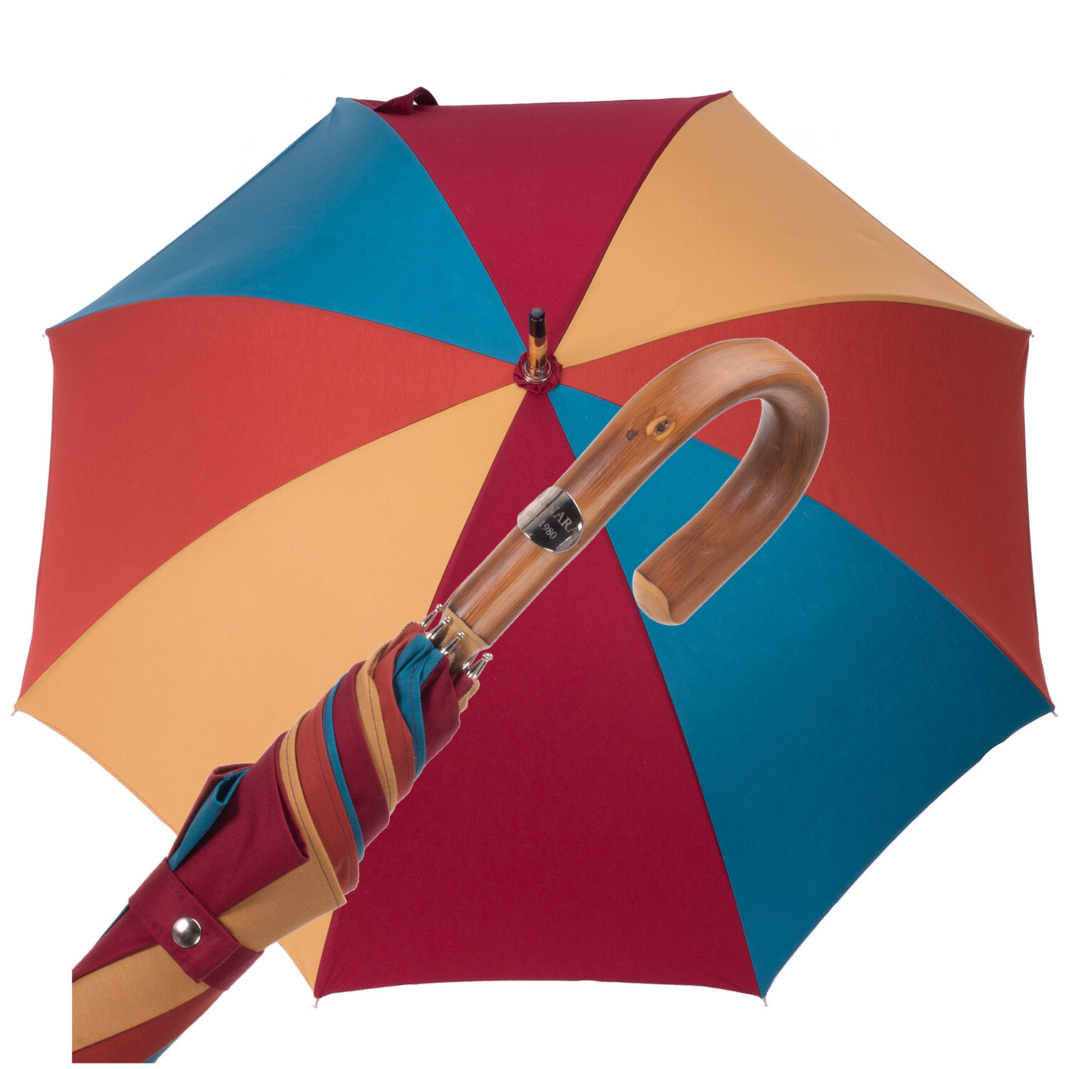 Ombrello piantino castano multicolore estivo