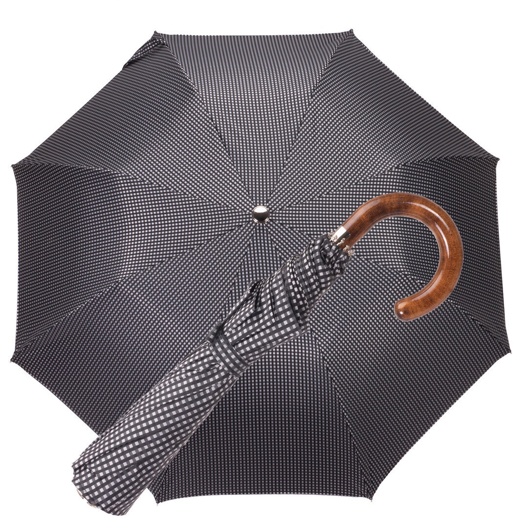 Tm 6500. 2 Ombrello pieghevole quadrettino grigio